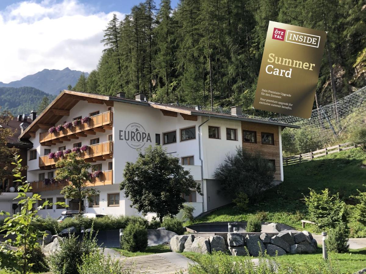 Gaestehaus Europa Sölden Eksteriør billede